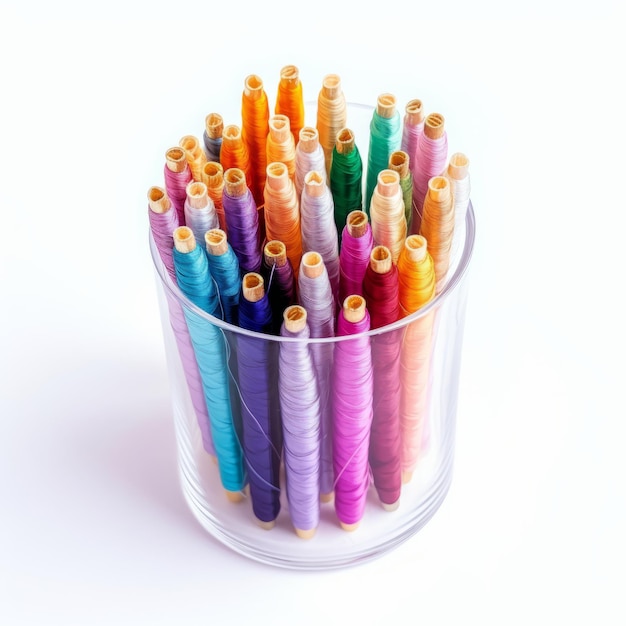 Assorted embroidery kits and threads